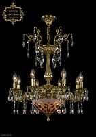 Хрустальная подвесная люстра Bohemia Art Classic 31.19.8.CK125SP.250SP.G.Sp.Amber.White.1E