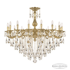 Большая хрустальная люстра Bohemia Ivele Crystal Verona 72102/16/360 B G