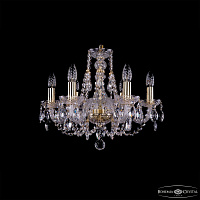 Хрустальная подвесная люстра Bohemia IVELE Crystal 1406/6/195/G
