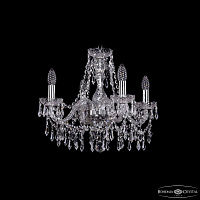Хрустальная подвесная люстра Bohemia IVELE Crystal 1403/4/160 Ni