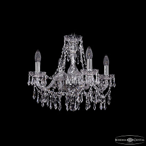 Хрустальная подвесная люстра Bohemia IVELE Crystal 1403/4/160 Ni