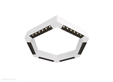 Накладной светодиодный светильник 0,5м 36Вт 48° Donolux Eye-hex DL18515С111W36.48.500BW