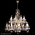Люстра большая ARTGLASS ZITA XVI. FULL CUT CE