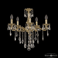 Подвесная хрустальная люстра Bohemia Ivele Crystal Verona 72102/5/175 B G