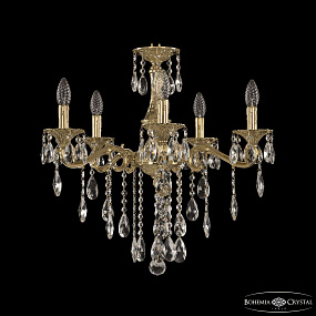 Подвесная хрустальная люстра Bohemia Ivele Crystal Verona 72102/5/175 B G
