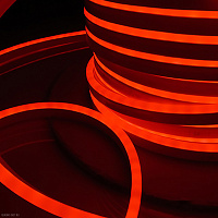 Гибкий неон LS001 220V 9.6W 120Led 2835 IP67 односторонний красный, 50м Elektrostandard LS001 220V