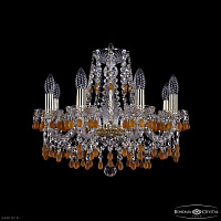 Хрустальная подвесная люстра Bohemia IVELE Crystal 1410/8/160 G V1003