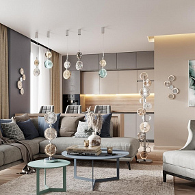 Подвесной светодиодный светильник Odeon Light CARAMELLA 5416/13LA