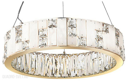 Подвесная светодиодная хрустальная люстра Odeon Light CROSSA 5072/60L