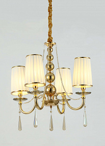 Подвесная люстра Lumina Deco FABIONE LDP 1200-4 F.GD