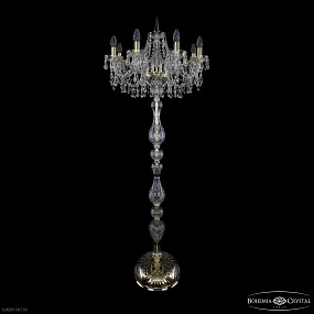 Торшер с хрусталем Bohemia IVELE Crystal 1403T1/8/195-160 G