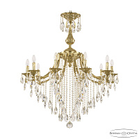 Подвесная хрустальная люстра Bohemia Ivele Crystal Verona 72111/10/300 B G
