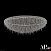 Хрустальная потолочная светодиодная люстра APL LED Rimini S508.0.60.B.3000