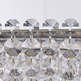 Большая хрустальная светодиодная люстра APL LED Sicilia SH523.0.120.A.Ni.4000