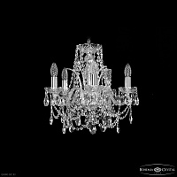 Хрустальная подвесная люстра Bohemia IVELE Crystal 1411/5/141 Ni