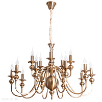 Большая люстра Arte Lamp PASSONI A6097LM-15PB