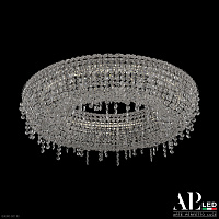 Хрустальная потолочная светодиодная люстра APL LED Rimini S502.0.60.B.3000