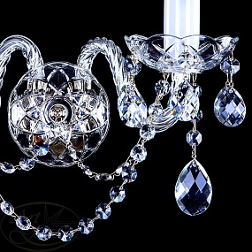 Бра ARTGLASS MAGGIE II. VACHTLE NICKEL CE