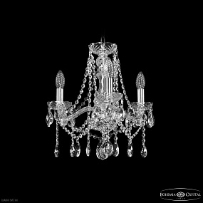 Хрустальная подвесная люстра Bohemia IVELE Crystal 1413/3/141 Ni