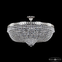 Хрустальная потолочная люстра Bohemia IVELE Crystal 19271/80IV Ni