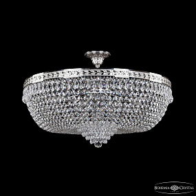 Хрустальная потолочная люстра Bohemia IVELE Crystal 19271/80IV Ni