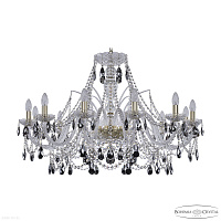 Большая хрустальная люстра Bohemia IVELE Crystal 1411/12/360 G K781