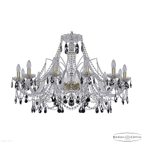 Большая хрустальная люстра Bohemia IVELE Crystal 1411/12/360 G K781