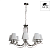 Люстра подвесная Arte Lamp DOMAIN A9521LM-8CC