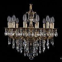 Литая подвесная люстра с хрусталем Bohemia IVELE Crystal 1701/12/181/B/GB