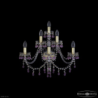 Бра с хрусталем Bohemia IVELE Crystal 1410B/3+2+1/240 G V7010
