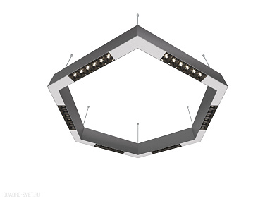 Подвесной светодиодный светильник 0,7м 36Вт 34° Donolux Eye-hex DL18515S111А36.34.700BW