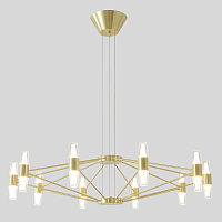 Подвесная светодиодная люстра Crystal Lux DOROTEA SP10 GOLD