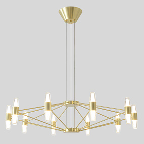 Подвесная светодиодная люстра Crystal Lux DOROTEA SP10 GOLD