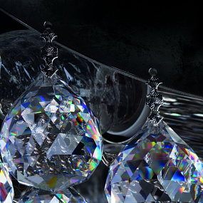 Люстра потолочная ARTGLASS FIONA II. NICKEL CE
