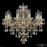 Хрустальная подвесная люстра Bohemia IVELE Crystal 1415/10/200 G R721