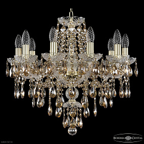 Хрустальная подвесная люстра Bohemia IVELE Crystal 1415/10/200 G R721