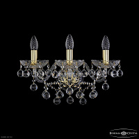 Бра с хрусталем Bohemia IVELE Crystal 1409B/3/160/XL G