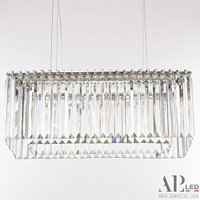 Хрустальная подвесная светодиодная люстра APL LED Sicilia SH11.57.A.Ni.4000
