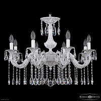 Хрустальная подвесная люстра Bohemia IVELE Crystal AL79101/8/250 A WMN