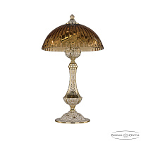 Настольная лампа Bohemia Ivele Crystal Florence 71100L/25 GW Amber/H-1K