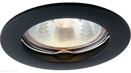 Встраиваемый точечный светильник Arte Lamp BASIC A2103PL-1BK