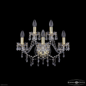 Бра с хрусталем Bohemia IVELE Crystal 1403B/3+2/160 G