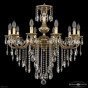 Хрустальная подвесная люстра Bohemia IVELE Crystal AL78101/10/250 B AGB