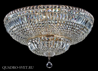 Люстра потолочная Maytoni Basfor DIA100-CL-16-G