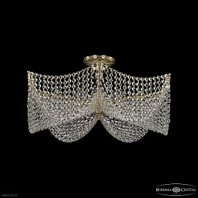 Хрустальная потолочная люстра Bohemia IVELE Crystal 77171/60/6 G