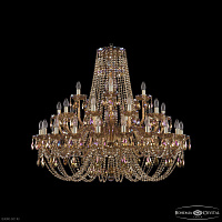 Большая хрустальная люстра Bohemia IVELE Crystal 1406/20+10+5/400 G M777