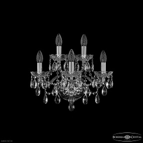 Бра хрустальное Bohemia IVELE Crystal 1415B/3+2/165 Ni