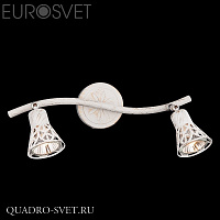 Спот EUROSVET 20027 20027/2 белый с золотом