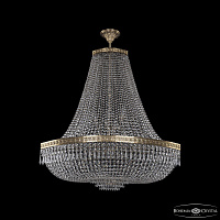 Большая хрустальная люстра Bohemia IVELE Crystal 19273/H2/100IV Pa
