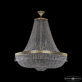 Большая хрустальная люстра Bohemia IVELE Crystal 19273/H2/100IV Pa